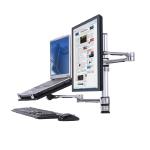 Atdec Visidec Focus Desk Mount & Notebook Tray